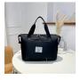 Waterproof Sports Gym Bag with Shoes Compartment Women Cute Sequin Duffel Bags Large Overnight Weekend Travel Bag