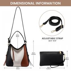 2 pcs/set Factory Customized Vegan Ladies Handbags Purses Bag Fashion High Quality Pu Leather Elegant Luxury Hand Bags For Women