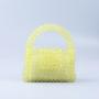 Designer 2024 New Korea Handmade Beaded Bag Luxury Women Beaded Handbags Ladies