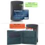 Wholesale Custom Wallet for Men-Genuine Leather RFID Blocking Bifold Stylish Wallet With ID Window