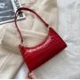 Retro Casual Women Crocodile Pattern Shoulder Purses And Handbags Luxury Women Ladies Underarm Shoulder Bags Women