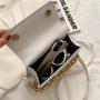 KBW336 Wholesale Women Bag New Popular Diamond Lattice Chain Small Square Bag Fashion PU Ladies Shoulder Crossbody Bag