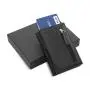 Pu Leather Aluminum Card Holder Trifold Wallet Id Card Holder Pu Metal Wallet Holder