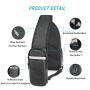 Smell proof Cross Body Bag with Metal Lock Odorless bag Odor Proof Portable Fanny Pack with Activated Carbon Lining
