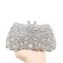 Factory wholesale FGG Rhinestone Dumplings Shape Evening Clutch Bags Luxury Design Diamond Dinner Banquet Party Gem Bag