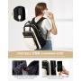 LOVEVOOK Custom Fashion Quilted Waterproof Teenagers Daypack Trendy Anti Theft School bookBags USB Women College Laptop Backpack