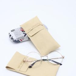 Customized Microfiber Envelope Jewelry Necklace Pouch Luxury Suede Microfiber Glasses Packaging Envelope Jewelry Bag
