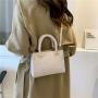 2023 New Stone Small Square Bag Trend Fashion Texture Female Foreign Style Handbag Woven Cross body Bag High Quality Hot-Selling