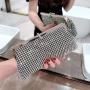 Guangzhou Customized Fashionable Evening Hand  bag Dinner Diamond Sparkling Dress Ladies Clutch Bag Clutch sac tendance 2024