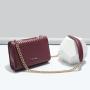 China Factory  2024 Hot selling Women Clutch bag High Quality Pu Leather lady Stripe Shoulder bags fashion DC Handbags for women
