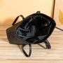 Gelory Customized  Trendy Ladies PU Shoulder Hand Bag Fashion Large Capacity Custom PU Leather Tote Bag Handbag