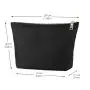 Nylon Large Makeup Bag Clutch Pouch Cosmetic Toiletry Bag for Women