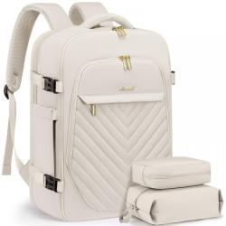 LOVEVOOK Custom 17" Travel Backpack with shoe bag TSA-friendly large capacity laptop backpack school college business travel bag