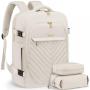 LOVEVOOK Custom 17" Travel Backpack with shoe bag TSA-friendly large capacity laptop backpack school college business travel bag