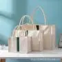 Laminating Canvas Wholesale Environmental Hand Canvas Single Shoulder Hand-Painted Canvas  Can Print Logo Cotton Bags