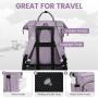 LOVEVOOK 2024 designer custom logo girls backpack with USB port travel  school 15.6 in laptop bag womens work business backpacks