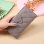Factory Price Mini Purse Embroidery Pattern Mini Zipper Card Coin Purse Bag PU Clutch Wallet For Women