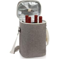 4 Bottle Insulated Wine Tote Personalized Wine Carrier Bag Travel Padded Wine Cooler with Corkscrew Opener