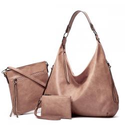 Soft pu leather large tote bag handbag crossbody popular women's handbags set ladies hand bags for women