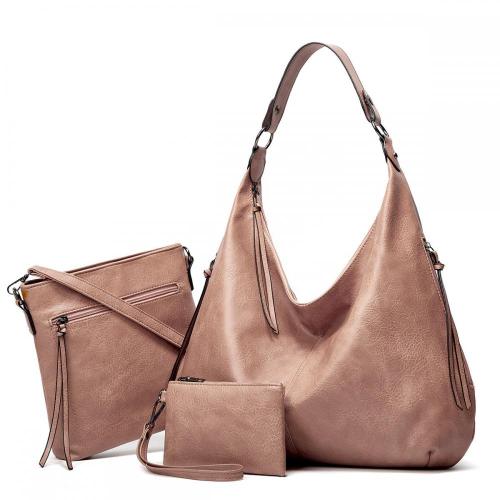 Soft pu leather large tote bag handbag crossbody popular women's handbags set ladies hand bags for women