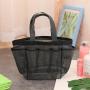 ZR437 Portable Mesh Beach Polyester Bag Make Up Travel Storage Washing Bag Swimming Multiple Pockets Swimming Travel summer bag