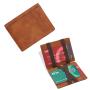 2022 New leather magic wallet card holder rfid blocking elastic band wallet magic card holder