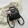 Simple shoulder backpack for women, college style bag, women's bag, new fashion and leisure shoulder and handbag
