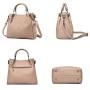 2024 Custom Vegan Leather Hand Bag For Women Ladies Purse Handbag With Metal Handle