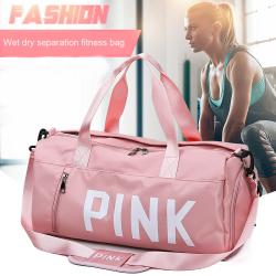 Women Fitness Training Bag For Sports Gym Large Capacity Female Yoga Dry Wet Separation Shoes Travel Bag Waterproof