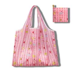 ZWY245 Foldable Large Women Shopping Bag Polyester Lightweight Practical Daily Organizer Bag Wholesale Fashion Supermarket Pouch