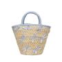 National Style New Hand-Held Bow Straw Bag Hand-Woven Bag Seaside Holiday Beach Shoulder Bag Handbag