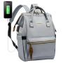 LOVEVOOK Fashion Causal Ladies Daily school Bag Lightweight USB Charging Travel Back Pack Business Women Laptop Backpack