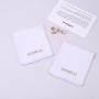 Custom Embroidery Cotton Twill Envelope Necklace Jewelry Storage Pouch Mini Flap Gift Earring Jewelry Bag