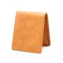 RFID blocking coin pocket wallet durable full grain leather bifold wallet for men