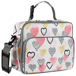 Durable Insulated School Lunch Bag with Padded Liner Keep Food Warm Cold Water-resistant Thermal Travel Office Lunch Cooler