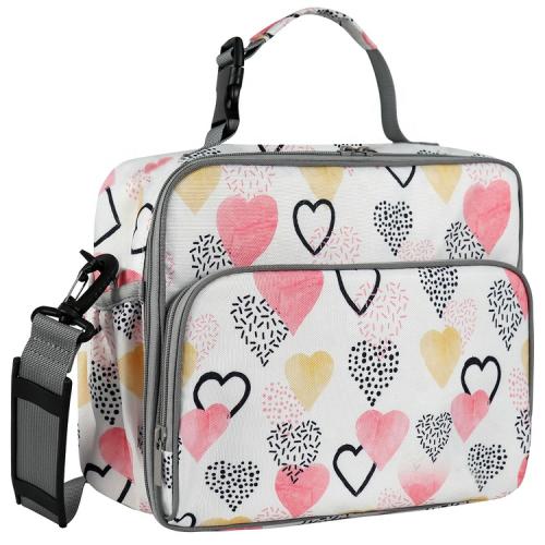 Durable Insulated School Lunch Bag with Padded Liner Keep Food Warm Cold Water-resistant Thermal Travel Office Lunch Cooler