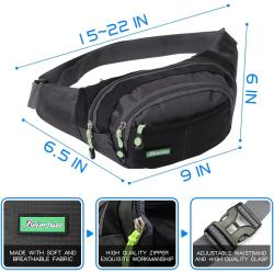 Custom Logo Adjustable Strap Crossbody Workout Waist Pack Travel Sports Running Belt Fanny Bag Hip Bum Bag
