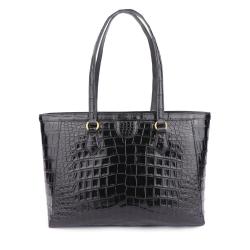 2024 Custom New Fashion Designer Luxury Handbags Genuine Alligator Crocodile Leather Shoulder Tote Bag Big Size For Ladies