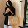 Large capacity Wholesale Custom Logo Designer Hand Bags Famous Fashion Luxury Women Tote Bags Ladies Handbags