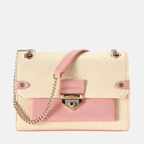 Susen Chrisbella 2022 summer new women's embossed handbag Woven chain shoulder bag Color women crossbody bag