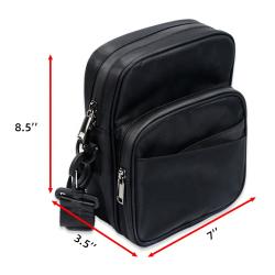 Smell Proof Cross Body Bag Adjustable Shoulder Strap Odor Proof Bag with Carbon Lined for Smoking Accessories
