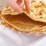 Wholesale gold sequins handbag fashion pearl handle handbags wholesale evening dress bag woman crossbody bags