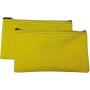 Gelory Custom Logo Solid Color Pencil Case Promotional Wholesale Portable Zipper Pencil Bag