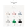 Customized LOGO Cute Women's Macaron Handbag Pink Crossbody Small Square Tote Handbag Tote Girls