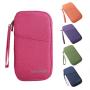 New portable ID passport holder travel portable wallet card holder multi compartment large capacity ticket holder storage