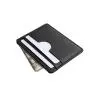 Rfid blocking leather card holder slim front pocket men's card holder