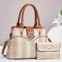 custom logo PU Leather bags women handbags ladies classic chain handle luxury handbags for women
