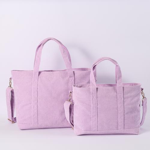 Keymay New Designer Handbags Women's Cross Body Messenger Shoulder Tote Bag Ladies Custom Travel Corduroy Tote Bag