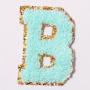 Wholesale Stock Multi Colors Custom Logo Designer Alphabet Embroidery Backpack Clothing Chenille Patches