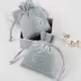Custom Logo Printed Velvet Gift Bag Luxury Velvet Drawstring Bag For Jewelry